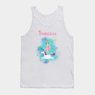 Unicorn and the princess Tank Top